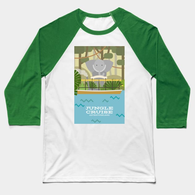 Jungle Cruise Baseball T-Shirt by parkhopperapparel